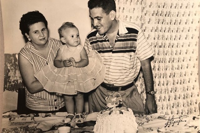 Rosa Porto with Husband