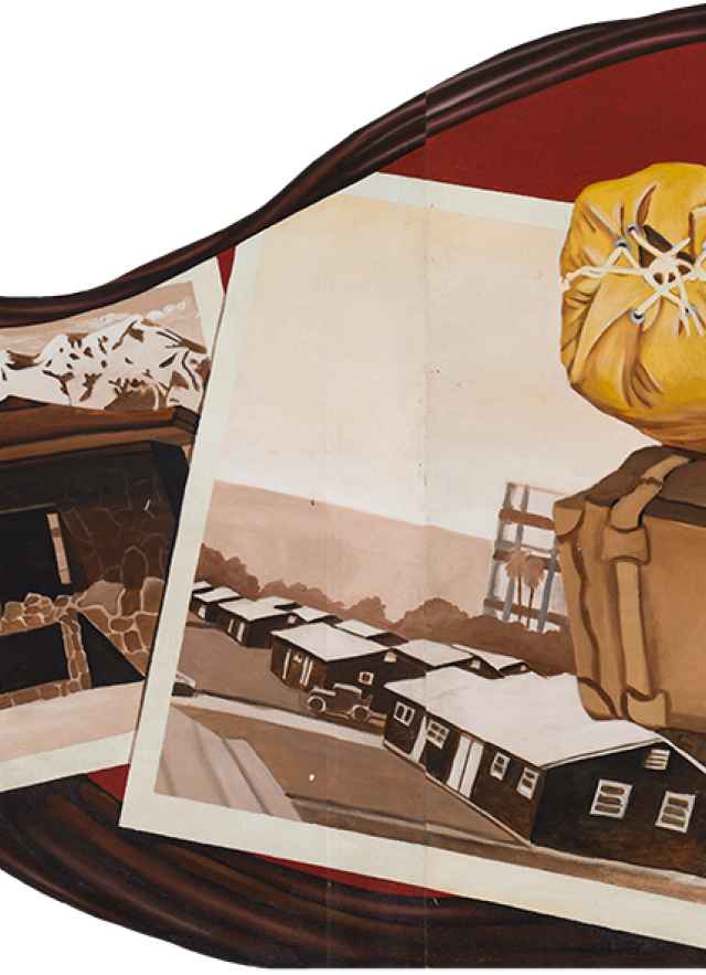 Barbara Carrasco mural vignette Japanese Internment