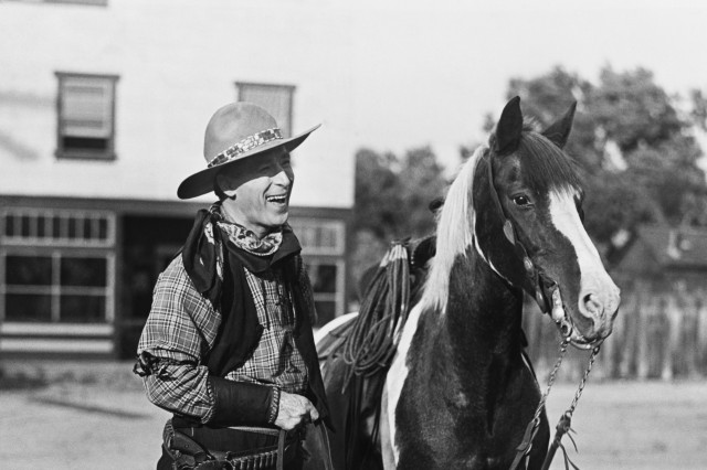 black and white image of william s hart and fritz