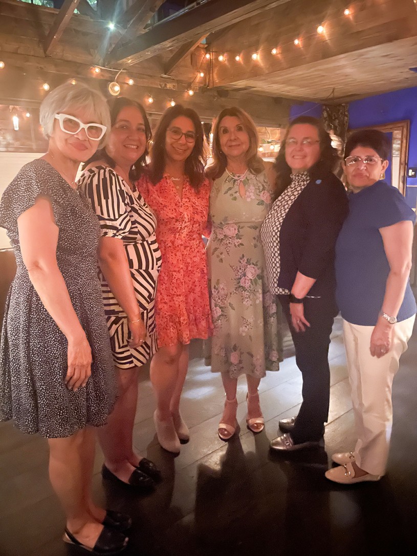 Marilyn Bello, Grace Cabrera, Cecilia Velazco, Martha Garcia, Maria Ponce-Haas, Sylvia Salai